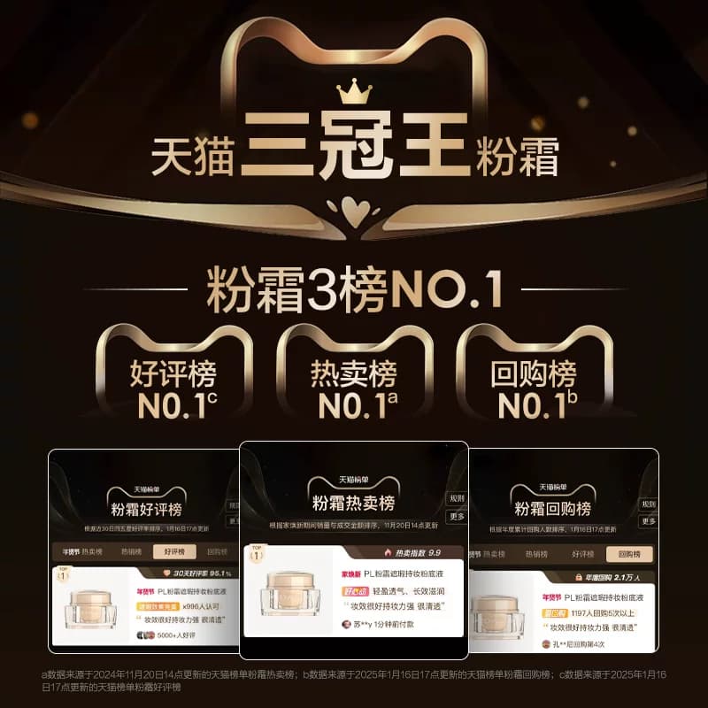 【立即抢购】PL看不见粉霜蹭不掉粉霜油皮粉底液干皮遮瑕持久 - 缩略图5