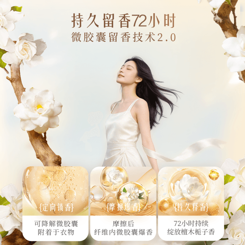 【天猫专供】立白大师香氛洗衣液檀木栀子香留香柔顺护衣除菌除螨 - 缩略图5