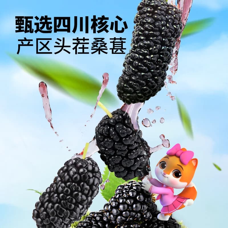 【三只松鼠_罐装桑葚干】四川黑桑椹泡水泡酒无沙无添加果干免洗 - 缩略图2