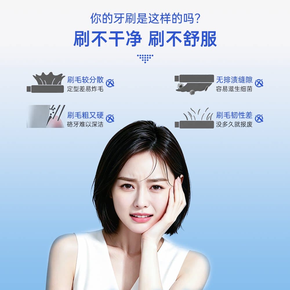 纳美小宽头牙刷软毛成人家庭组合装情侣女男士专用品牌官方旗舰店 - 缩略图2