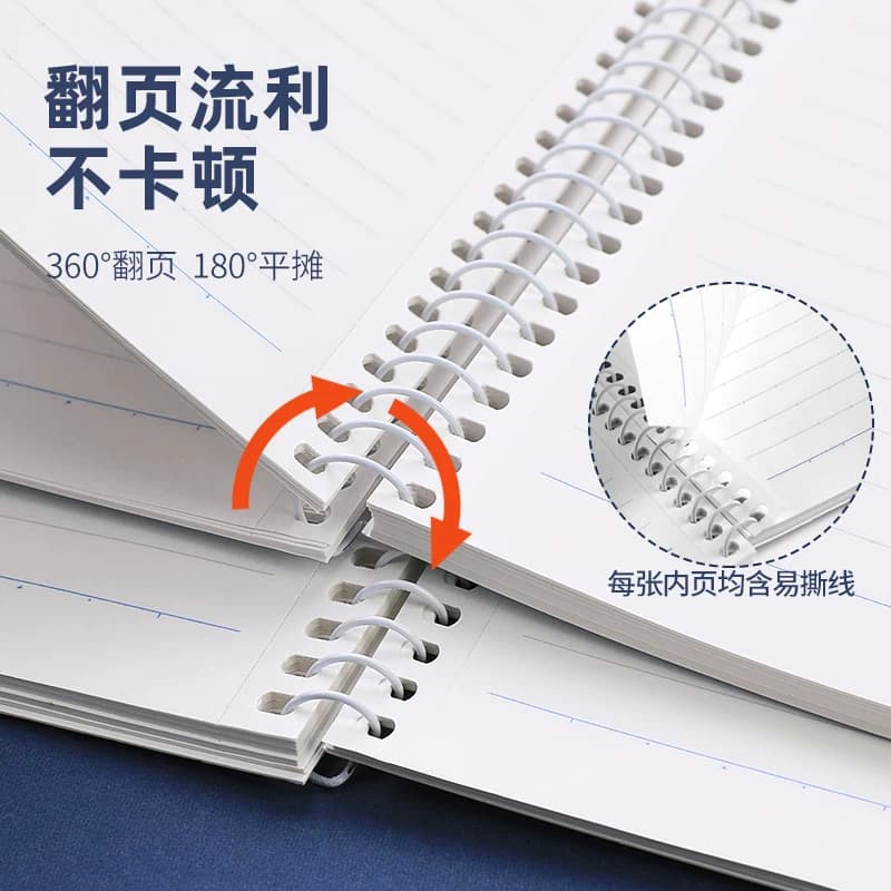【内页可撕】日本KOKUYO国誉线圈本Campus本子笔记本中学生用点线本横线本螺旋记事本B5高颜值笔记本子A5文具 - 缩略图4