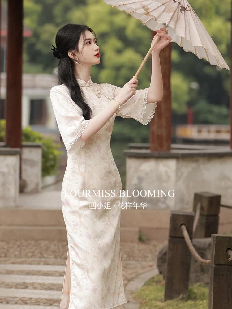 【花样年华】国风旗袍|改良年轻连衣裙2026新款日常可穿温柔中式 - 缩略图3