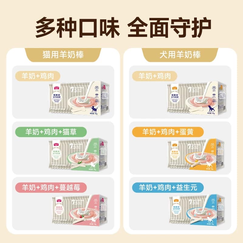 【李佳琦618生活节预售付定金】麦富迪犬猫零食冻干羊奶棒6盒 - 缩略图3