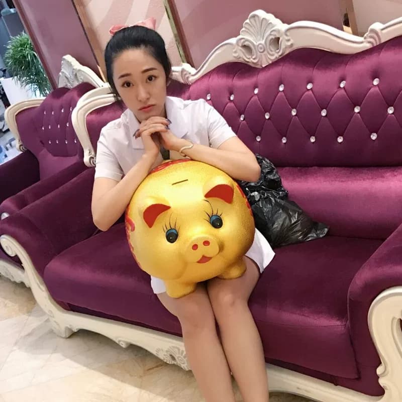 金猪储蓄罐存钱罐成人2025年新款儿童女孩猪储钱只进不出创意男孩 - 缩略图4