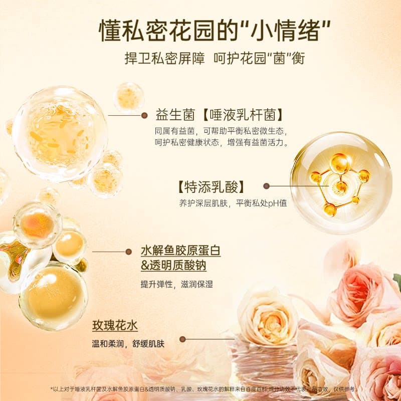 妇炎洁私处清洗液女私密护理液外阴清洁益生菌洗液女性日常洗护液 - 缩略图4