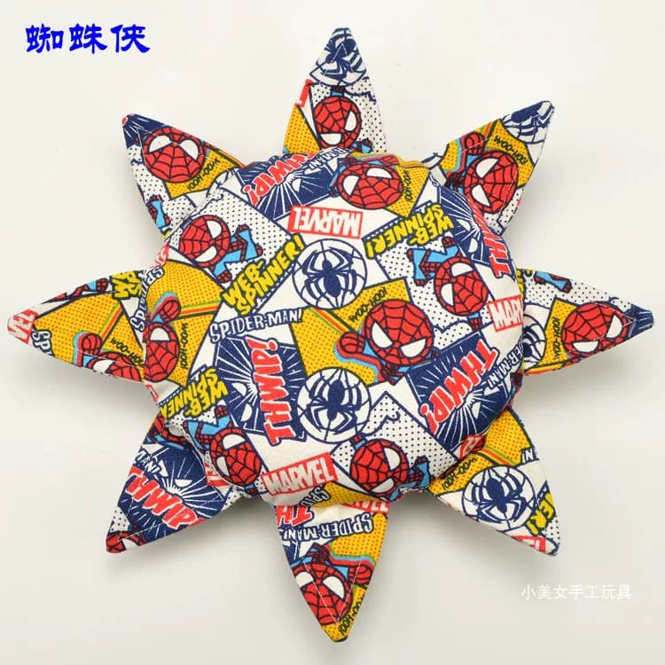 儿童布艺软飞盘 幼儿园帆布手工飞碟 太阳花 户外玩具 1个包邮 - 缩略图4
