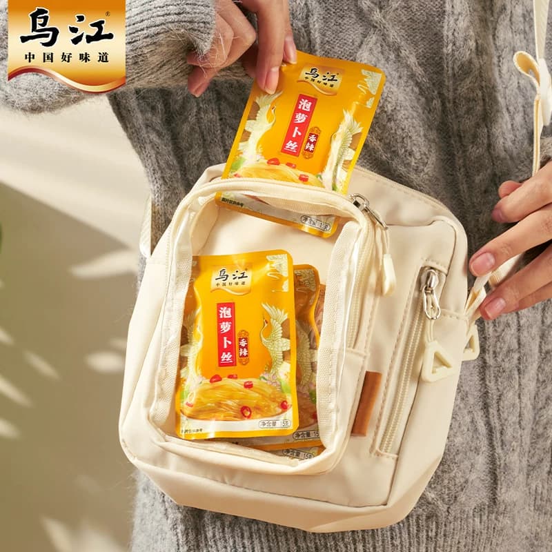 乌江泡萝卜丝15g*1袋香辣咸菜小包装配粥下饭拌面鲜 - 缩略图5