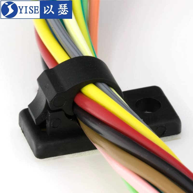 电线固定夹理线器固线夹自粘式固定座线扣网线整理走线集线神器JS - 缩略图4
