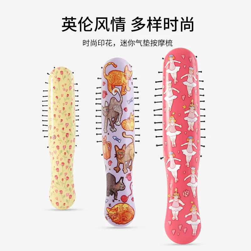 Kent肯特英国进口便携梳子蓬松梳女气垫按摩梳随身顺发小巧梳迷你 - 缩略图4