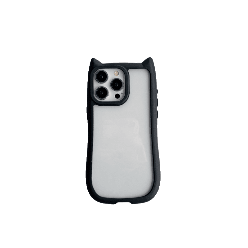 RB高版本适用于苹果iphone15/15promax手机壳14plus保护套13mini猫耳朵全包11防刮透明16亚克力硅胶17Pro情侣 - 缩略图5