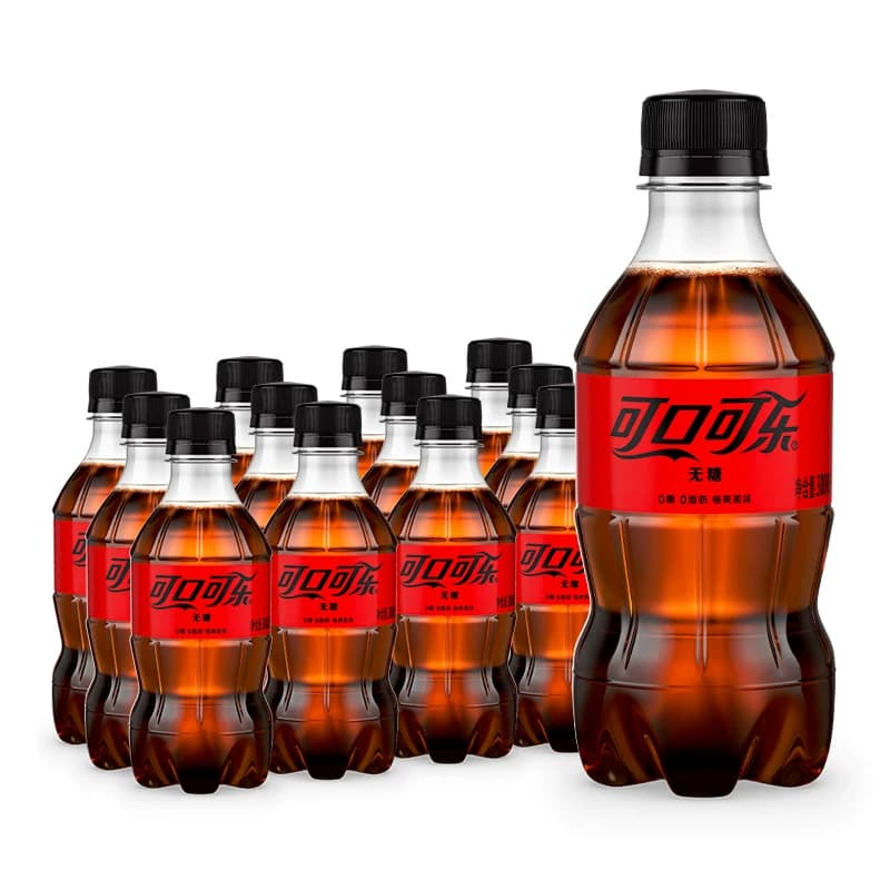 零度无糖可口可乐汽水碳酸饮料300ml*12瓶/24瓶 - 缩略图3