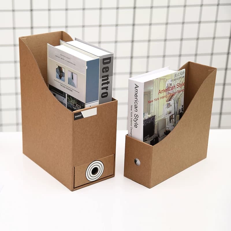 办公用品 纸质文件框抽屉文件架a4资料架文件栏收纳整理桌面收纳 - 缩略图2