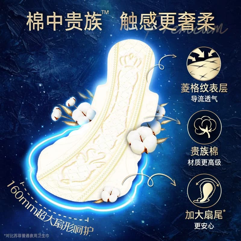 【李佳琦直播间超级88百货节】苏菲卫生巾裸感S日夜用周期任选3组 - 缩略图4