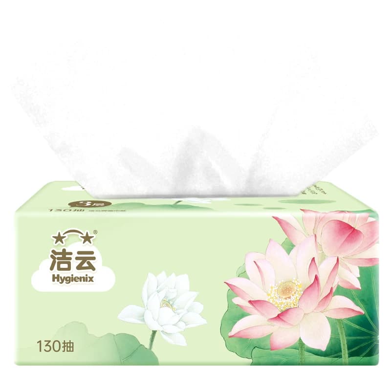 洁云抽纸福瑞国色3层130抽面巾纸18包餐巾纸卫生纸家用纸巾整箱 - 缩略图4