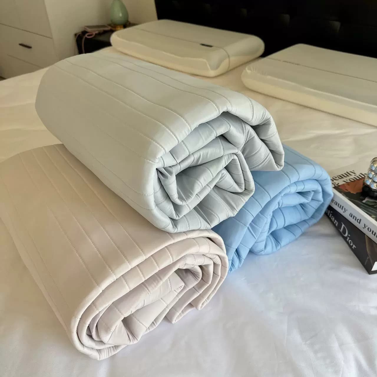 HOTEL锦氨A类深睡无胶透气自然凉感床笠软凉席 - 缩略图3
