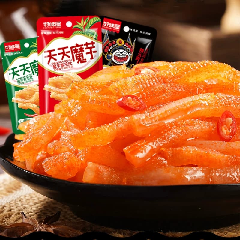 好味屋魔芋素毛肚丝爽散装小包装麻辣解馋零食小吃休闲食品大礼包 - 缩略图2