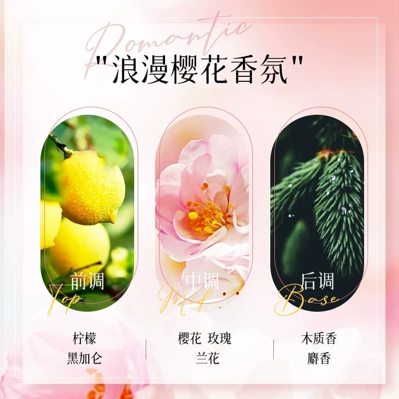 欧佩樱花花瓣嫩肤香氛沐浴露全新樱花清洁保湿持久留香沐浴液夏季 - 缩略图5