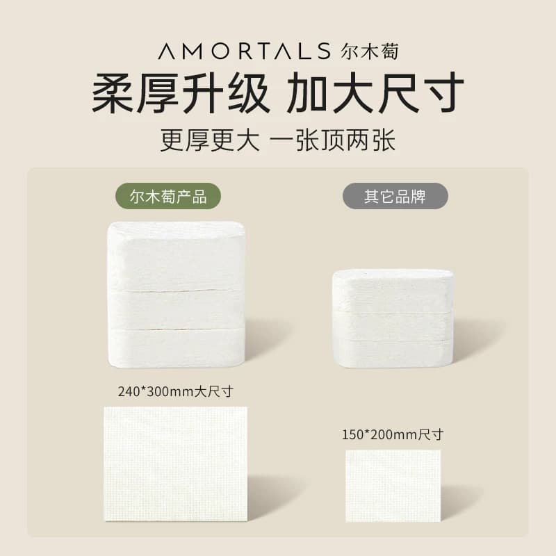 尔木萄压缩毛巾一次性洗脸巾加大加厚便携面巾用品官方旗舰正品女 - 缩略图3