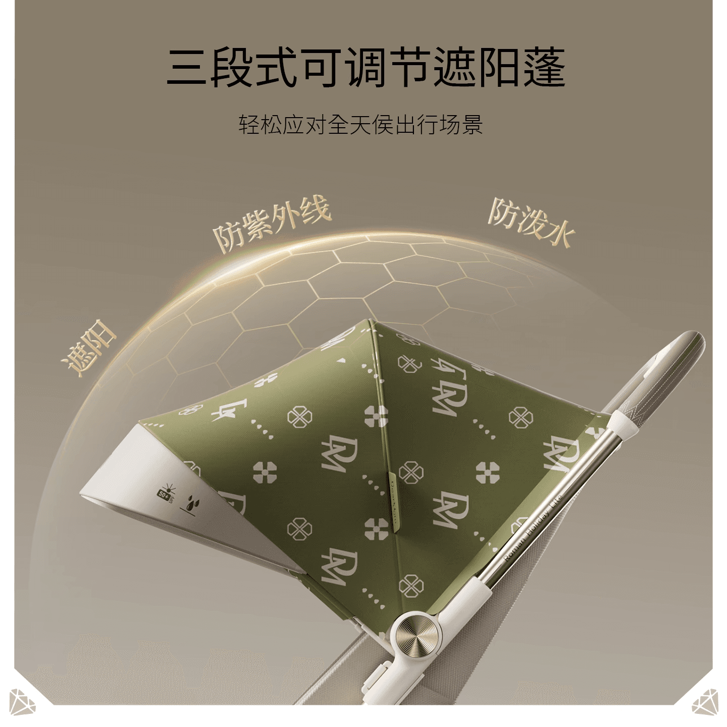DearMom口袋推车罗马假日轻便避震登机婴儿车遛娃神器 - 缩略图5