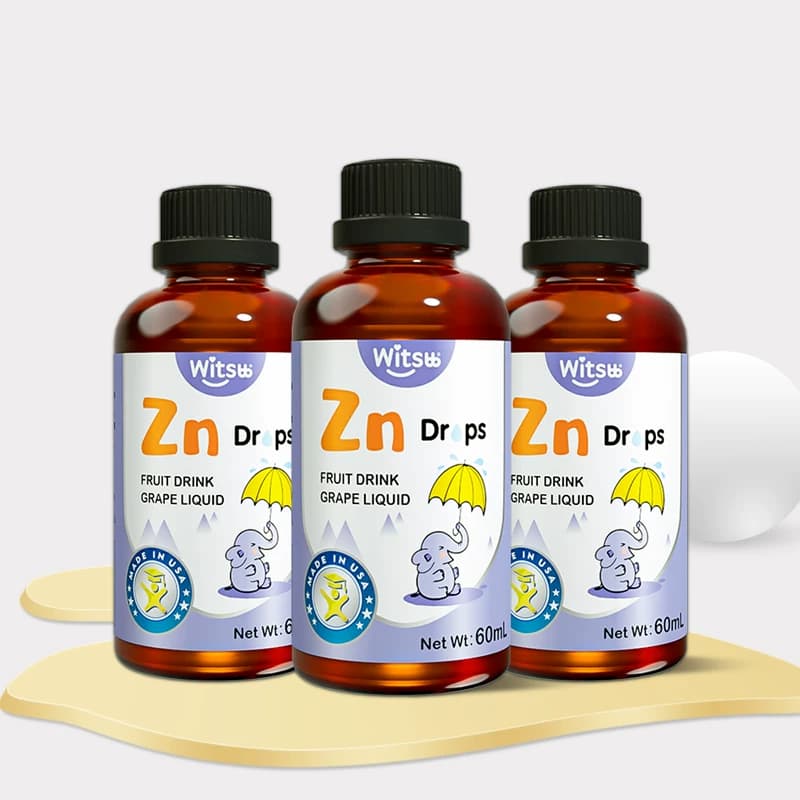 witsbb健敏思螯合锌儿童宝宝Zn滴剂美国进口送婴幼儿食谱60ml*3瓶 - 缩略图2