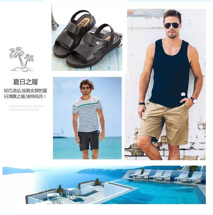 回力新潮凉拖鞋新款男防滑居家时尚浴室按摩夏季两用休闲凉鞋3888 - 缩略图3