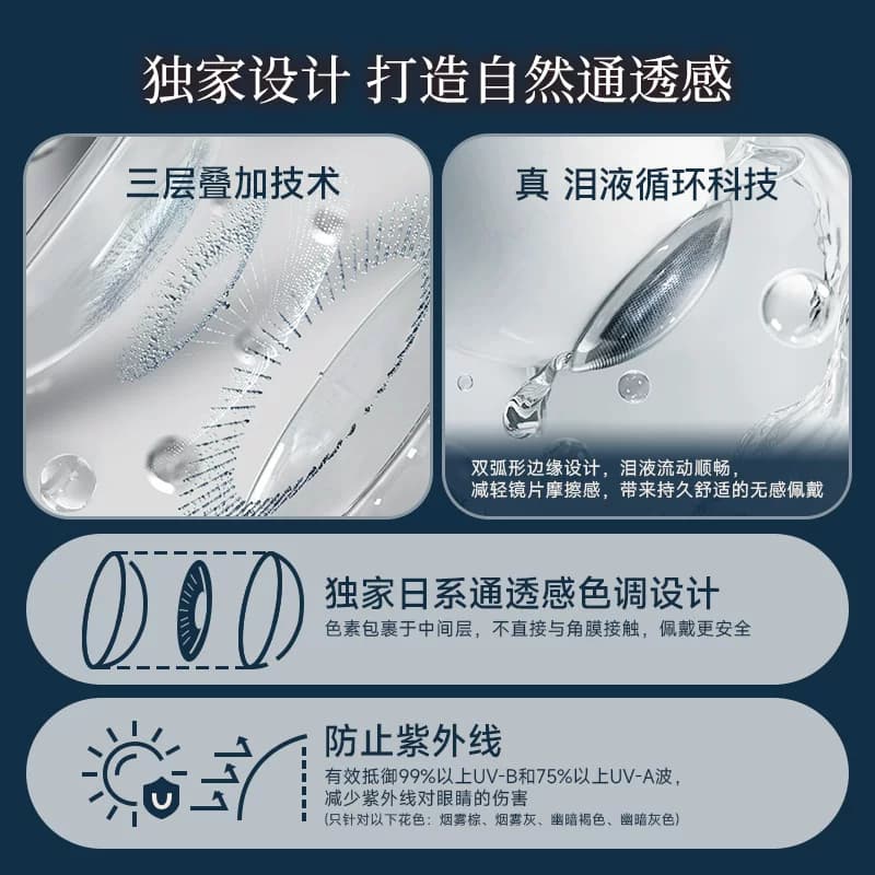 [限时优惠]LILMOON美瞳日抛10片经典彩色隐形眼镜日本[部分临期] - 缩略图4