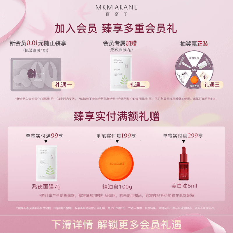 MKMAKANE百奈子a醇眼霜眼部抗皱精华淡化细纹提拉紧致眼纹易吸收 - 缩略图2