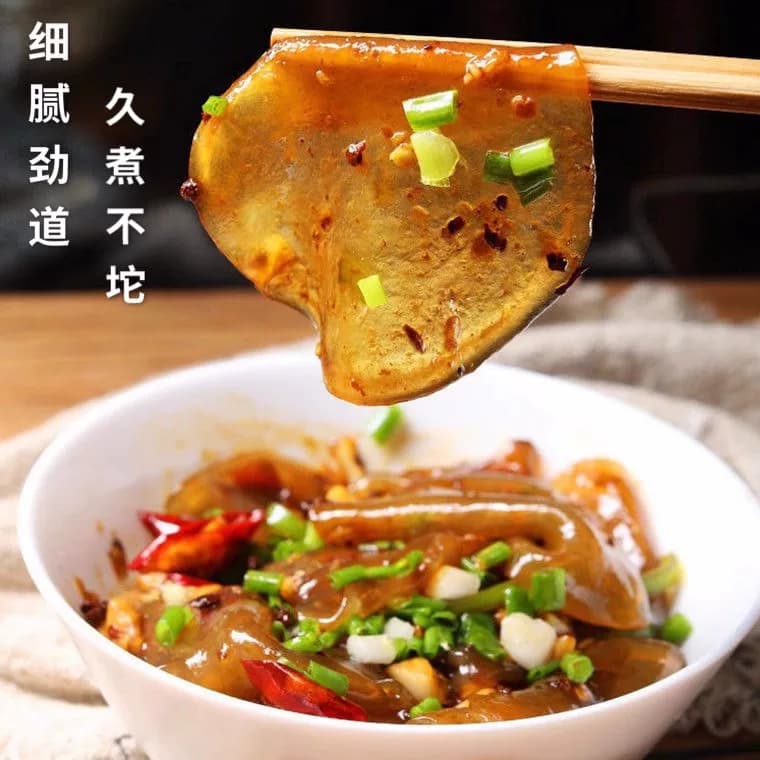 山药小粉皮A山东特产传统农家低脂无胶山药圆粉皮 - 缩略图3