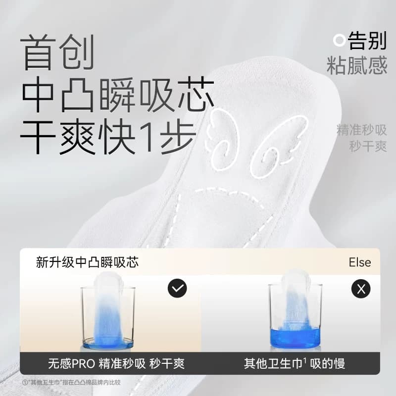 【任选6件送2件】凸凸棉卫生巾日夜用姨妈巾透气安睡裤防漏官旗 - 缩略图4