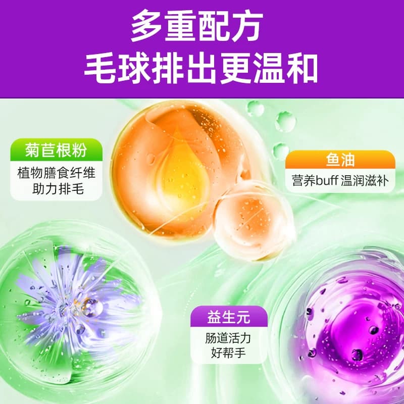 宠有为猫咪化毛膏吐毛膏营养膏猫用品调理肠胃专用去毛球营养长肉 - 缩略图3