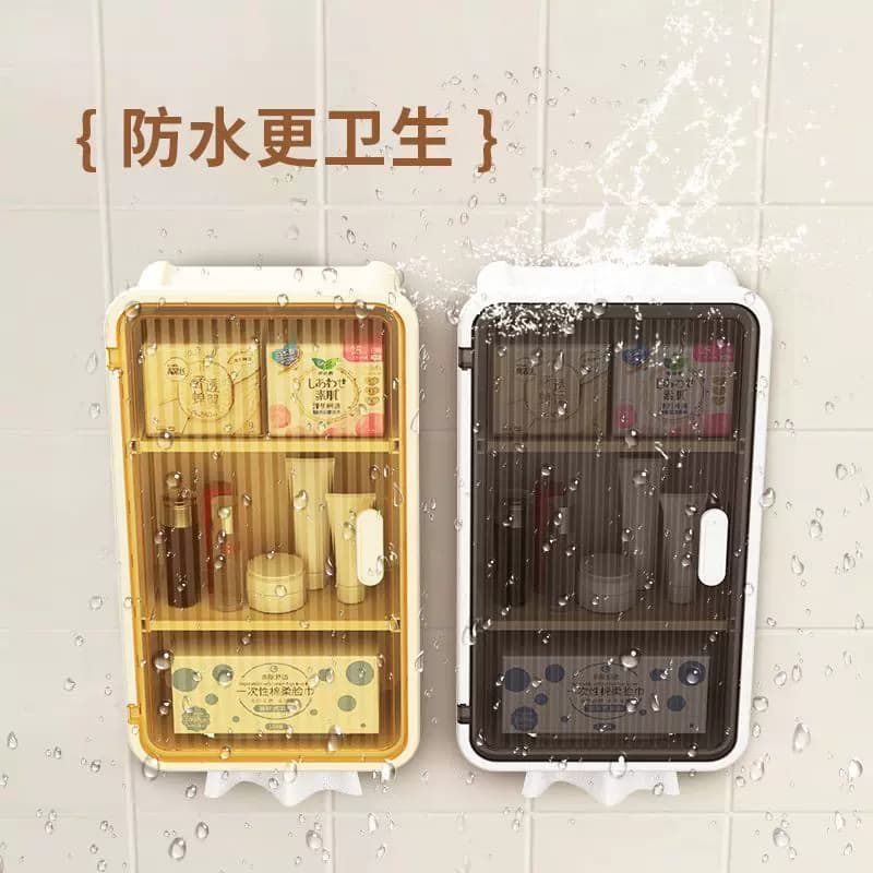 卫生间厕纸盒免打孔卫生纸置物架壁挂式防水家居卫生巾收纳纸巾盒 - 缩略图4