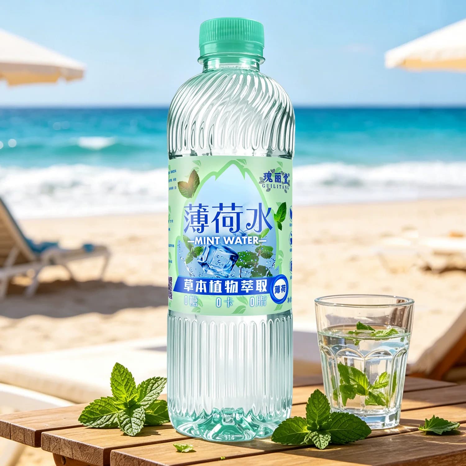 瑰丽堂薄荷水500ml*8瓶清凉食用级饮料品冷藏酷天然冰粉专用云南 - 缩略图5