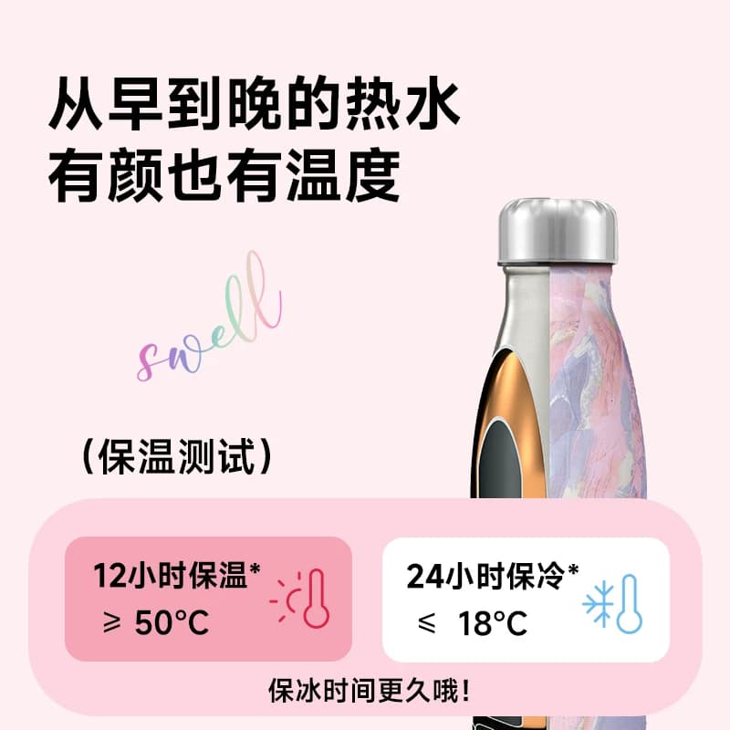 Swell保温杯女生高颜值2026新款杯子咖啡随行杯水杯小巧便携可爱 - 缩略图3