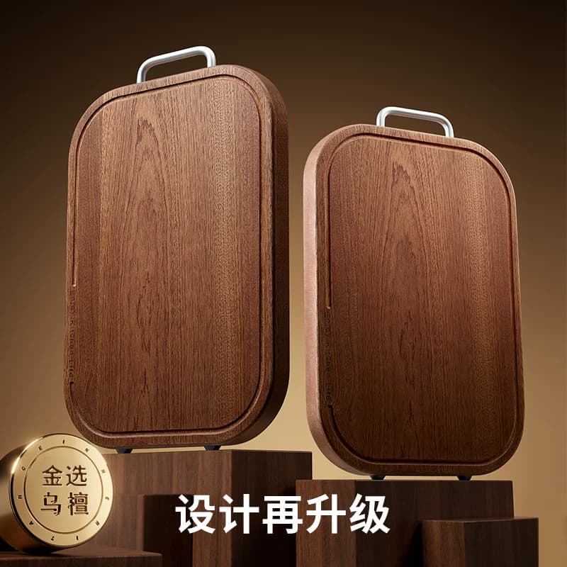 咚西乌檀木整木菜板家用防霉抗菌砧板实木案板食品级厨房切菜刀板 - 缩略图5