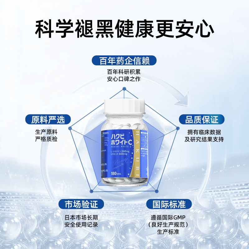 sato佐藤美白丸180粒内服淡化色斑雀斑维生素c褪黑色素【临期】 - 缩略图4