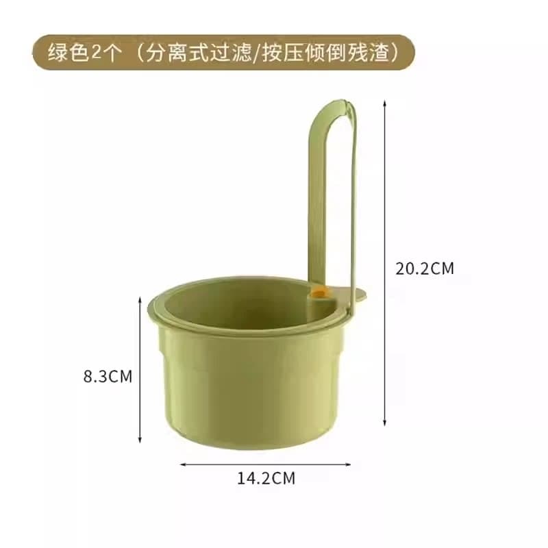 厨房可挂式水槽沥水篮家用水槽分离食物残渣过滤篮水果清洗滤水篮 - 缩略图4