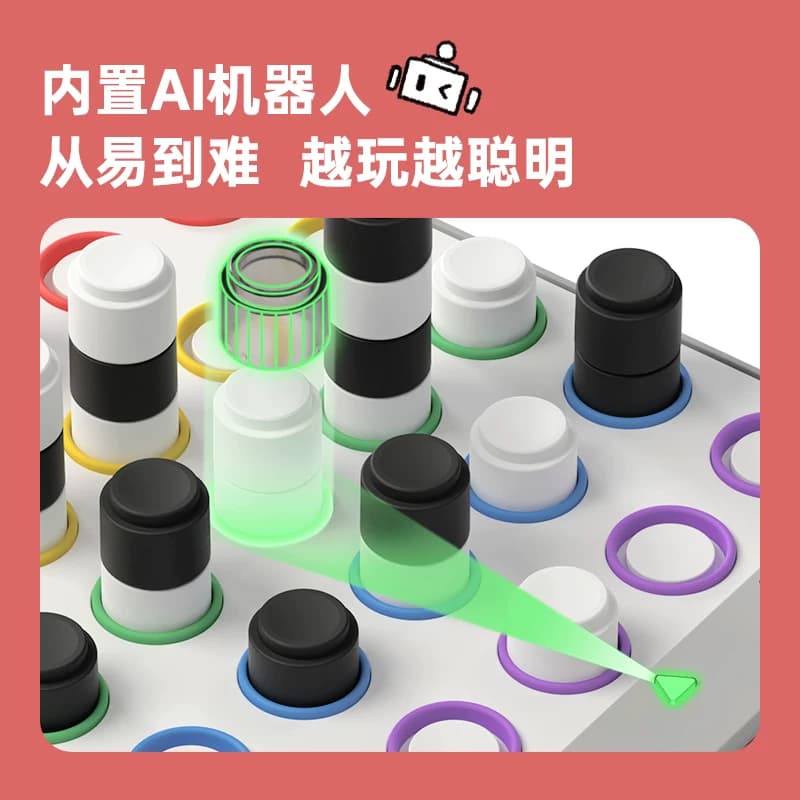 计客智能四子棋儿童棋类大全桌游益智思维训练亲子互动6-13岁玩具 - 缩略图5