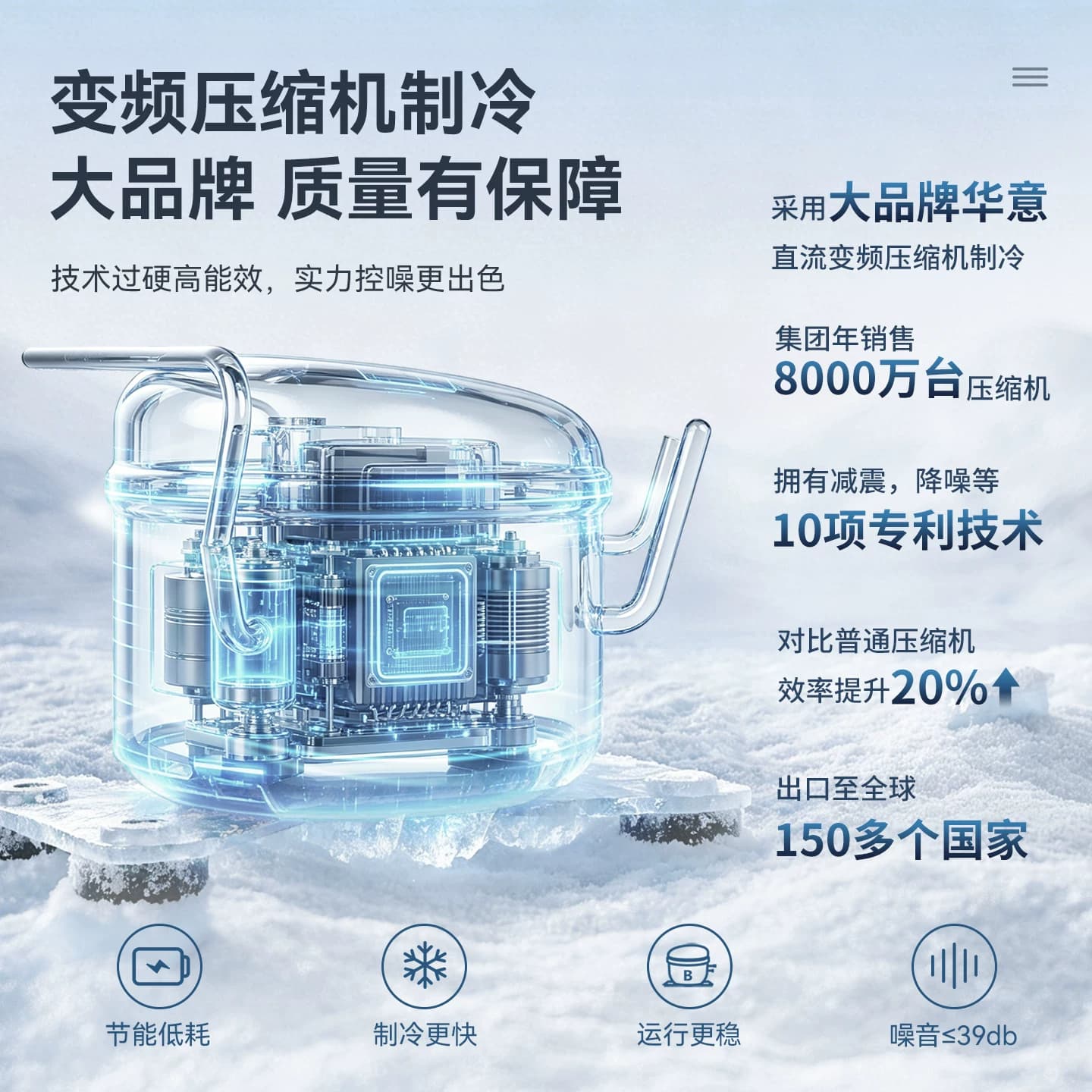 冰记2026新款车载冰箱冷冻冷藏12v24v220v压缩机制冷户外小型冰箱 - 缩略图3