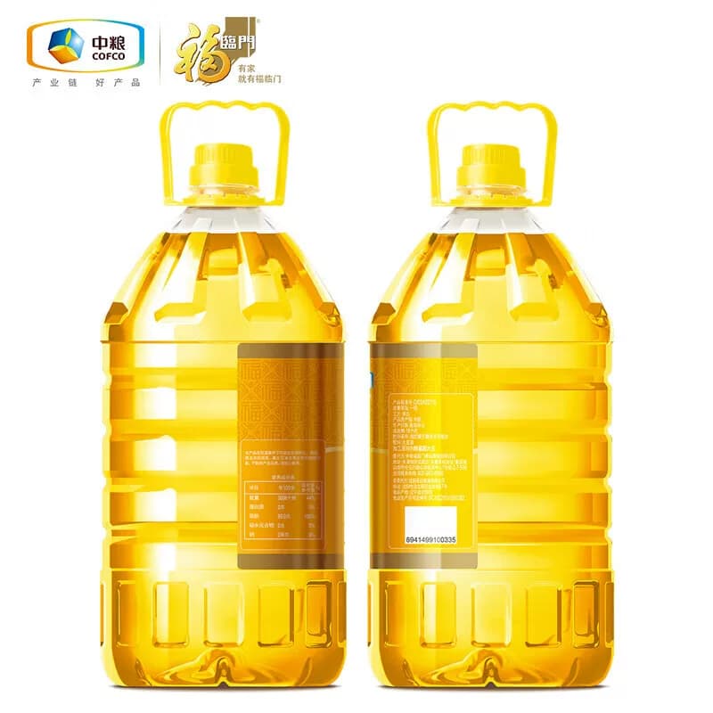 食用油福临门一级大豆油5L*4整箱商用家用大黄豆油升米油菜籽油 - 缩略图4