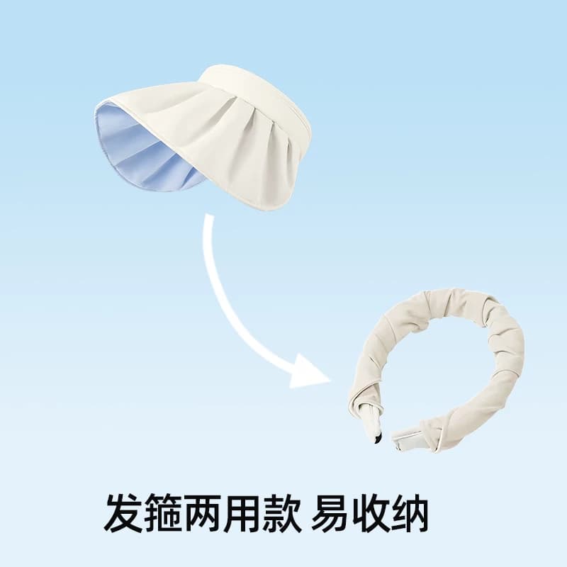【超值特惠】小野和子贝壳空顶帽女款防晒帽防紫外线骑行遮阳帽TK - 缩略图2