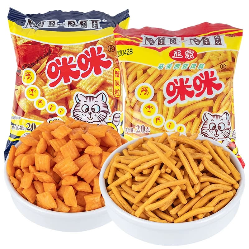 咪咪虾条正宗马来西亚风味20g*40膨化童年怀旧小吃休闲零食大礼包 - 缩略图5