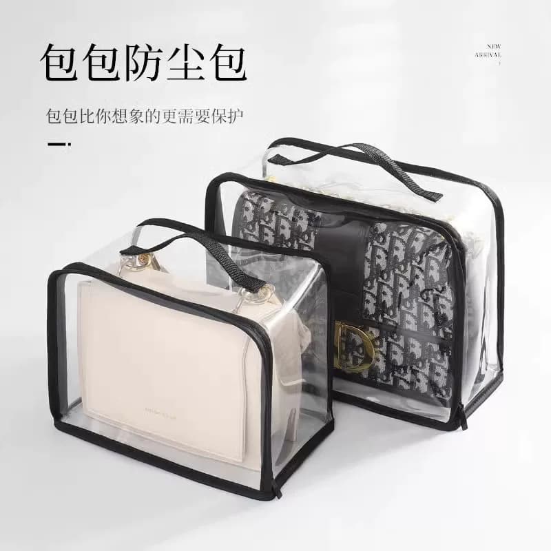 亚马逊专柜整理包包防尘袋收纳整理袋防灰保护套皮包立体透明套袋 - 缩略图3