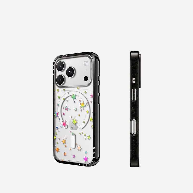 CASETiFY 新壳体 纤巧手机壳 缤纷幸运星/粉色星星 适用于苹果iPhone17ProMax/17Pro/16ProMax/16Pro手机壳 - 缩略图2