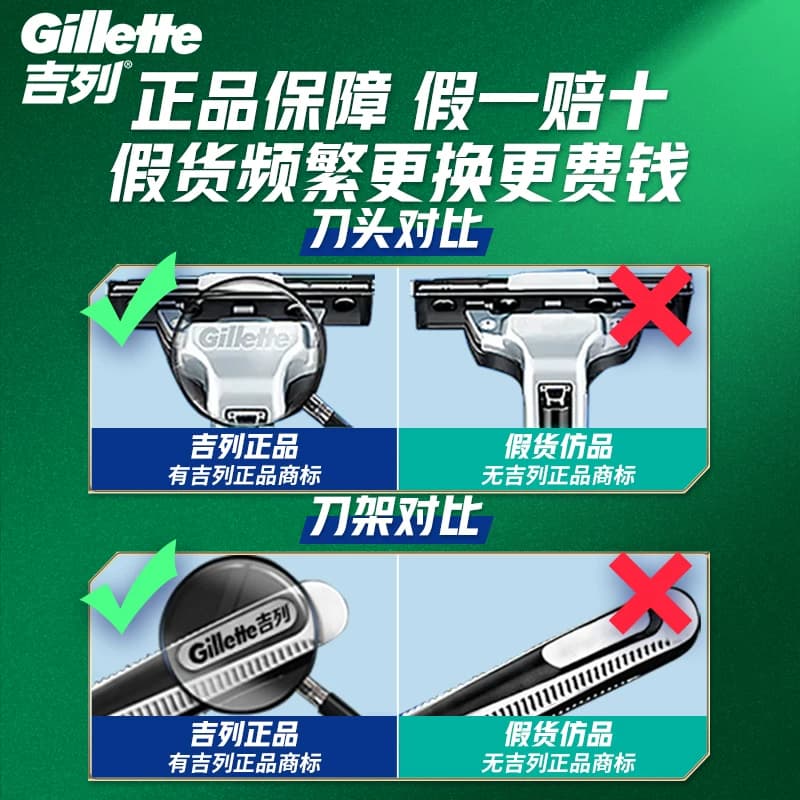 吉列威锋2剃须刀手动男士刮胡刀片胡须刀头正品官方旗舰店非吉利 - 缩略图5