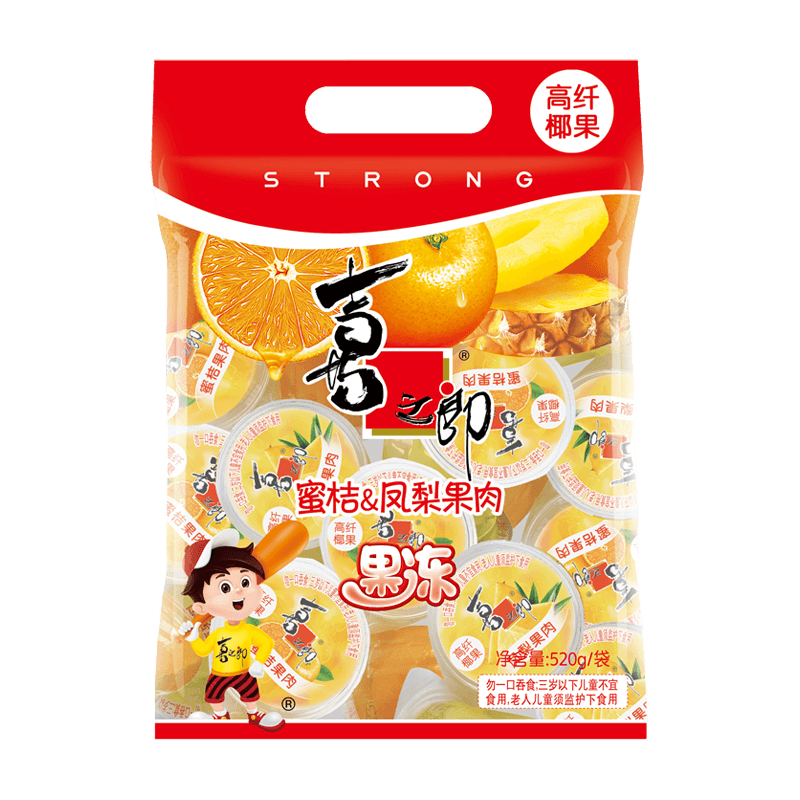 喜之郎蜜桔凤梨椰果冻水果肉网红零食休闲食品解馋小吃61儿童节 - 缩略图5