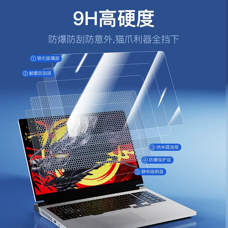 适用2026款机械革命极光X Pro电脑屏幕膜旷世16Pro防蓝光护眼保护膜蛟龙15防窥耀世无界笔记本贴膜苍龙钢化膜 - 缩略图2