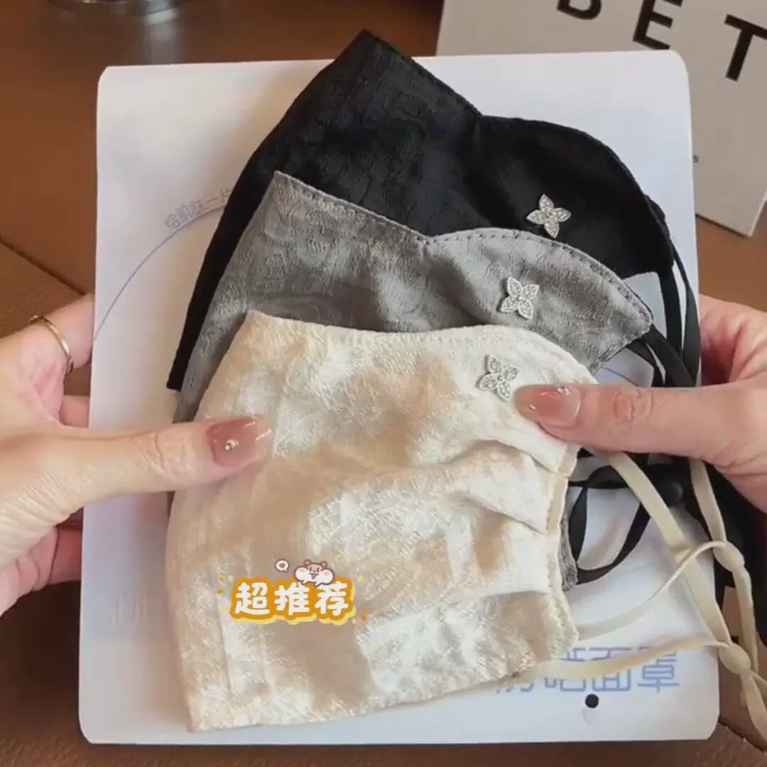 新款天丝防晒口罩轻薄透气防紫外线立体高颜值护眼角冰感防晒面罩 - 缩略图2