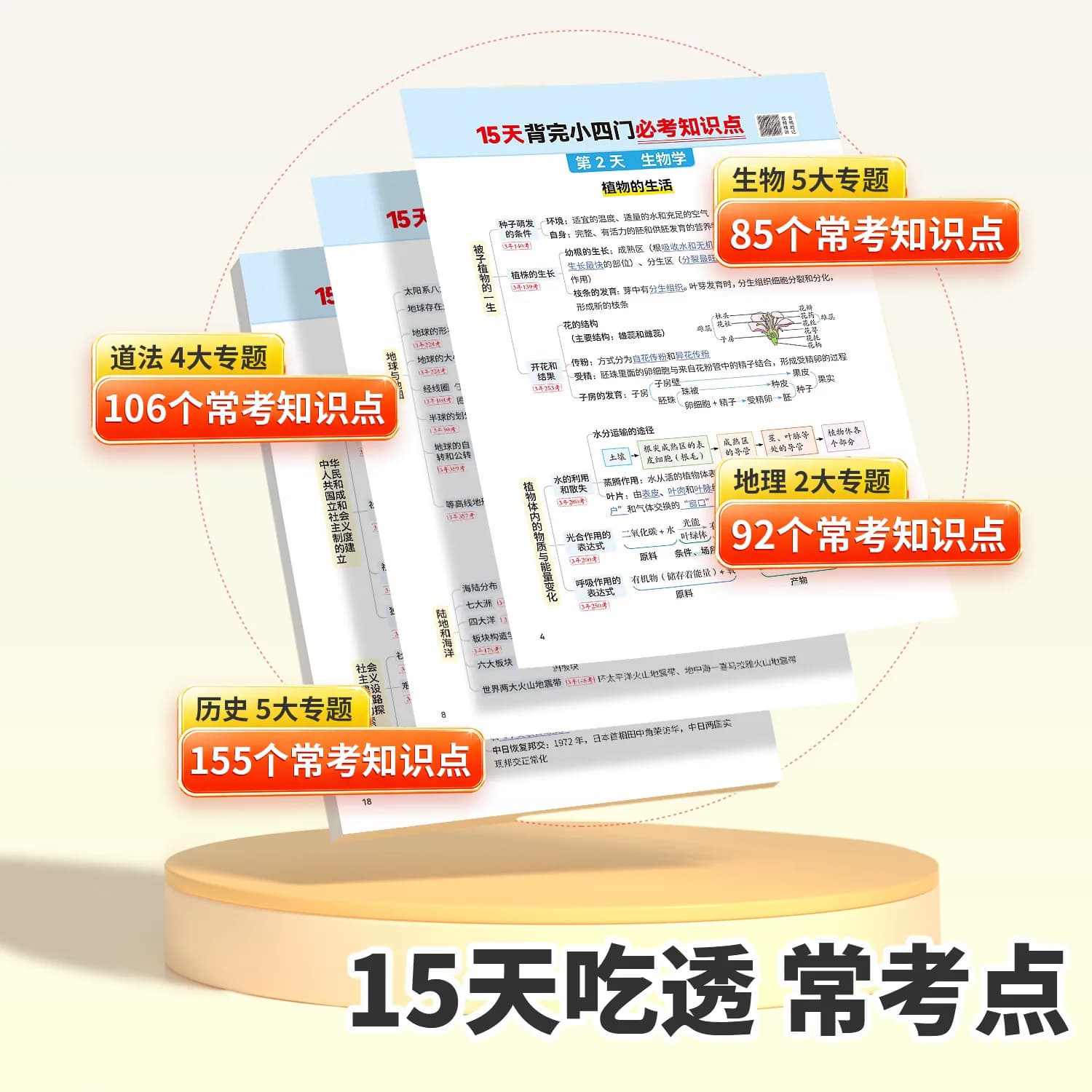 小四门必背知识点初中归纳总结速记一本通初一初二七年级上册八年级人教版小升初秒记预备新初一七上八上背诵资料一本早背晚默万唯 - 缩略图2