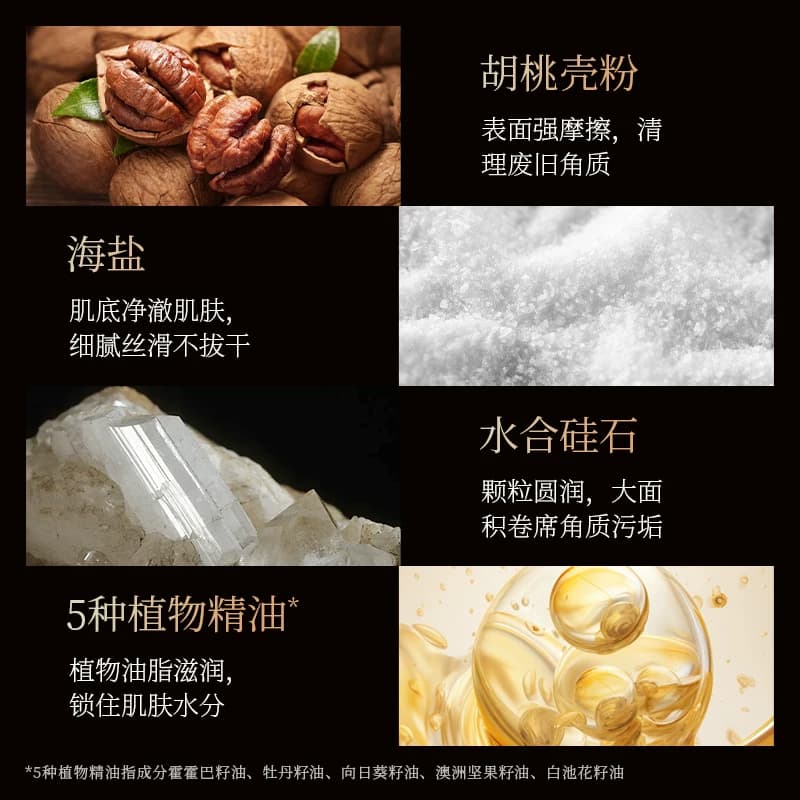 【英国】OSSIE深层清洁去角质润泽温和舒缓嫩肤光滑钻石磨砂膏1 - 缩略图3