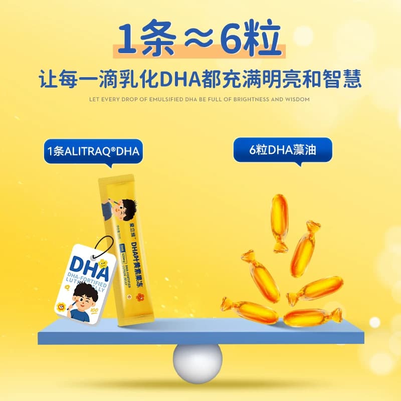 3-16岁dha叶黄素官方旗舰店正品青少年学生儿童藻油非鱼油胶囊 - 缩略图2